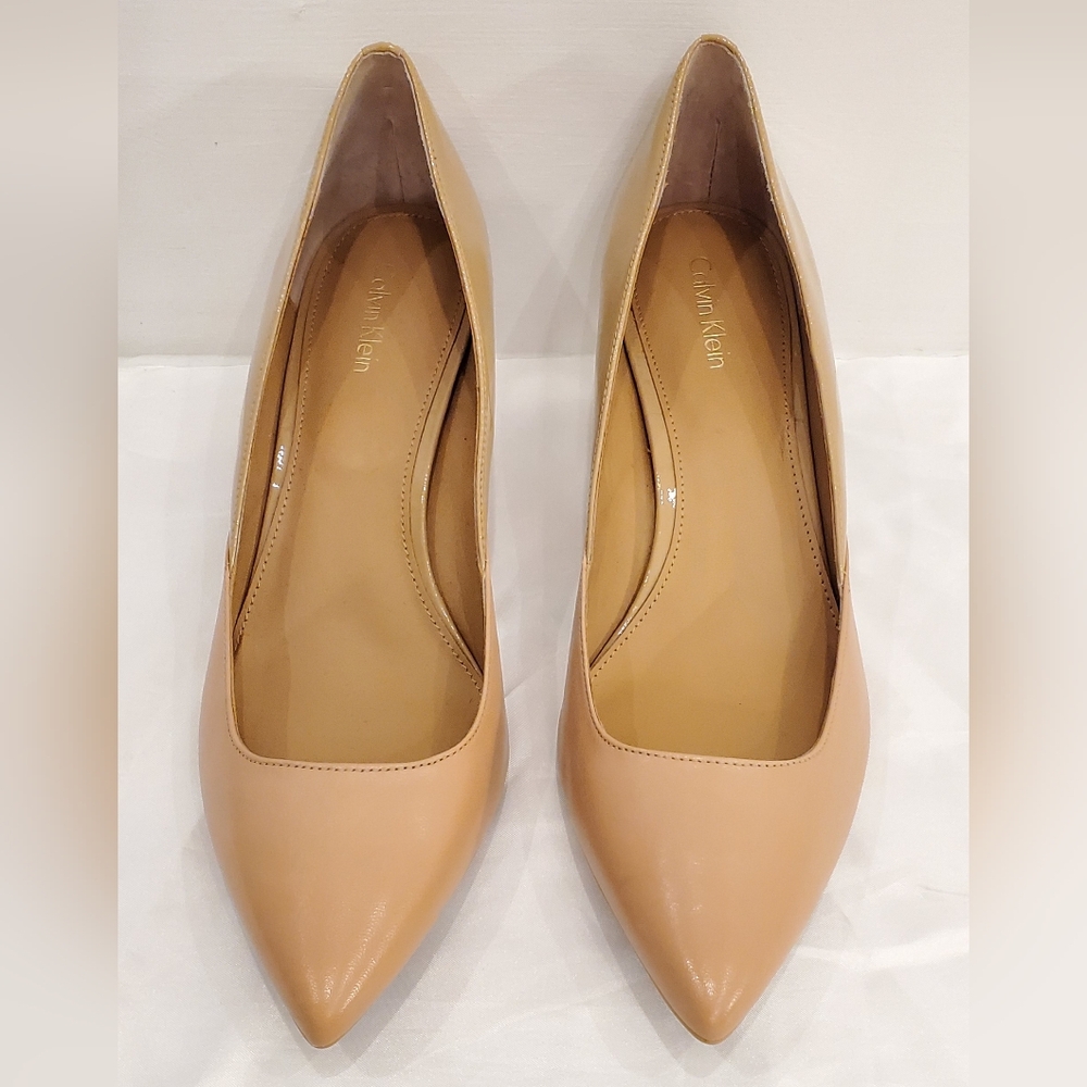 Calvin Klein Tan Heels
